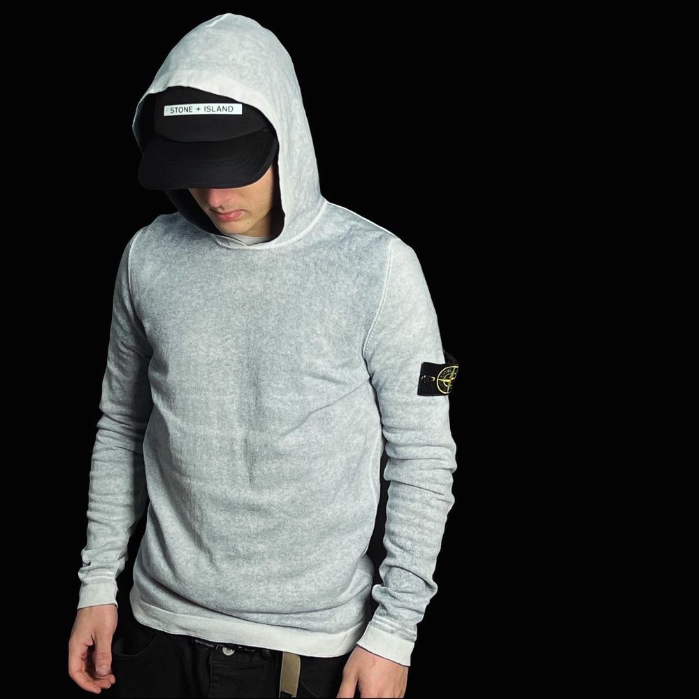 stone island hand sprayed hoodie оригинал