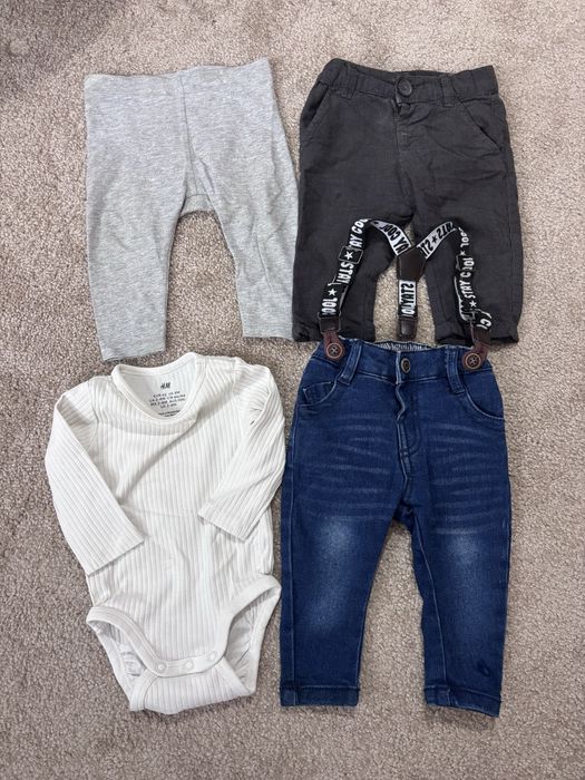 Zestaw ciuszkow dla chlopca 62 jesien/zima