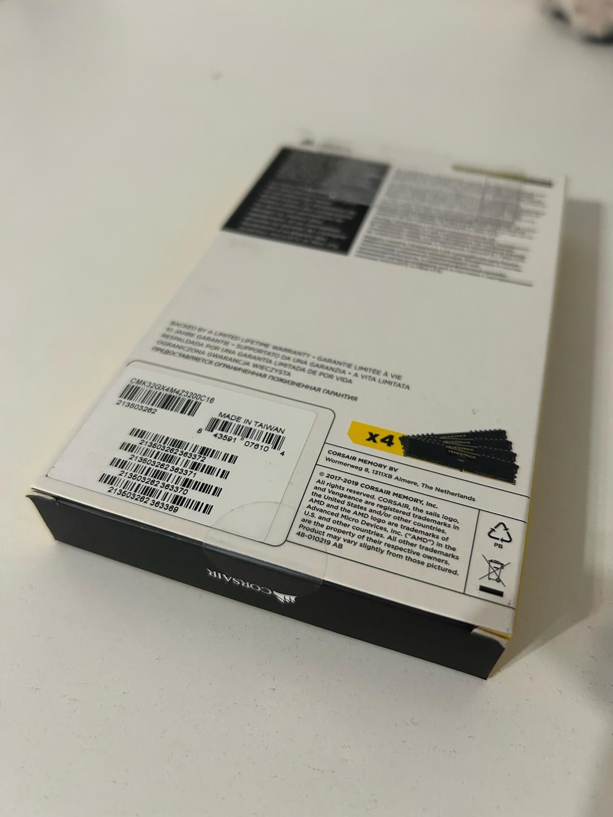 Nowy Zestaw Ram DDR4 Corsair 4x8gb 3200mhz