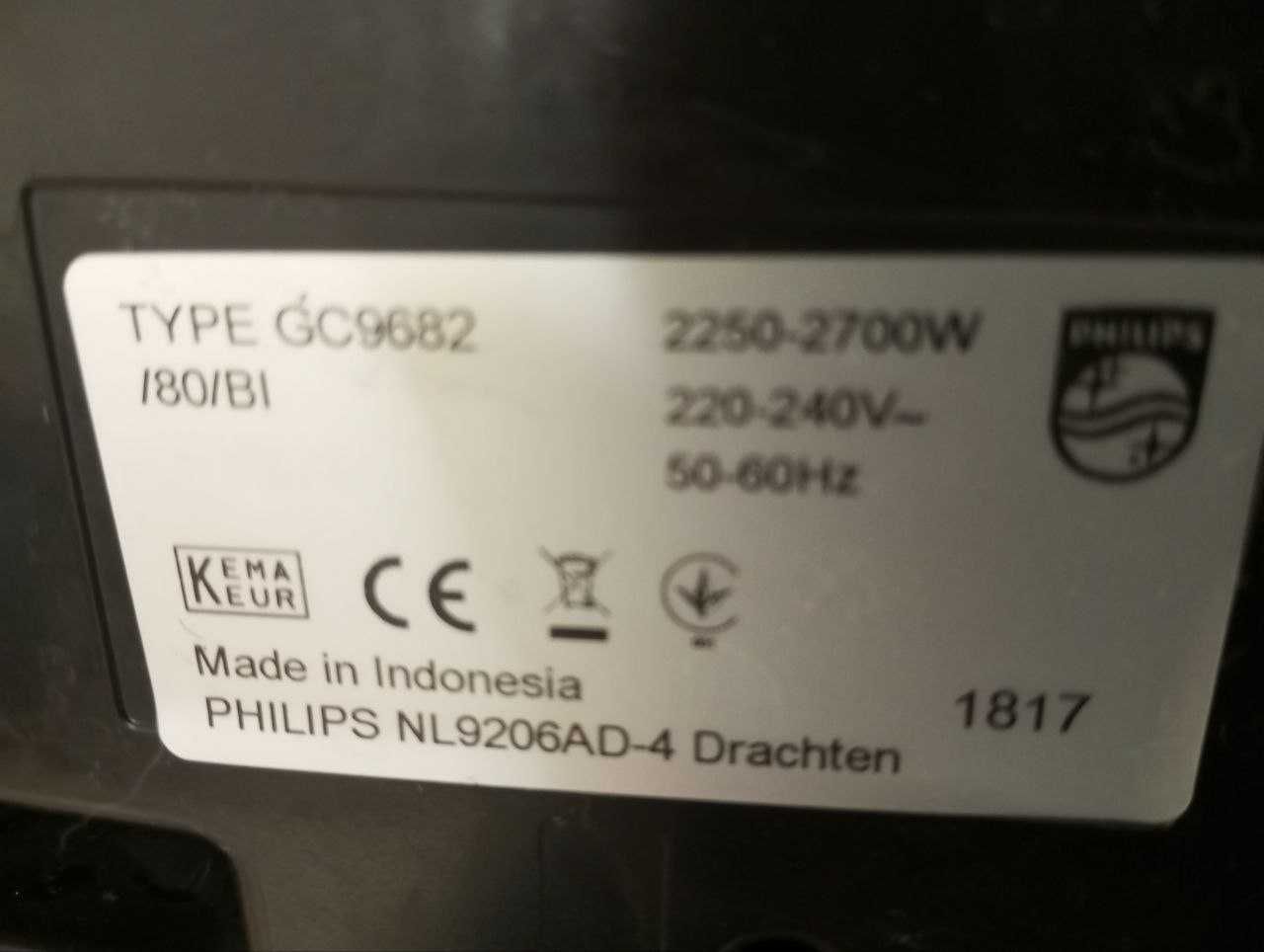 Несправний парогенератор Philips GC9682