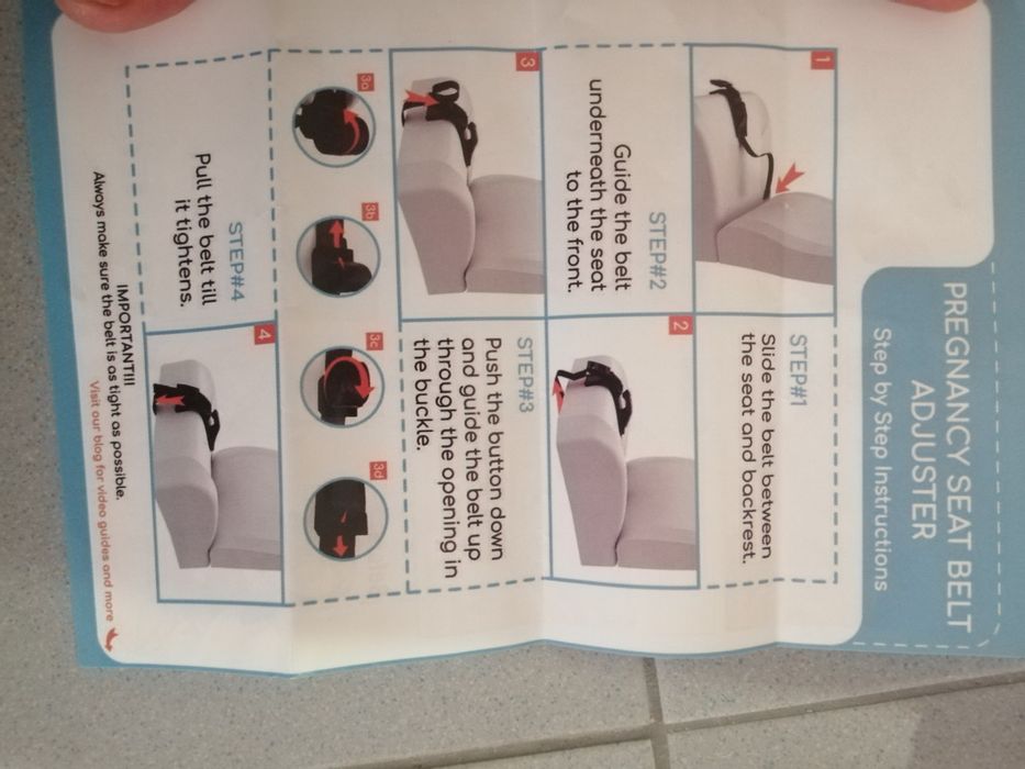 Suporte Cinto auto Grávida