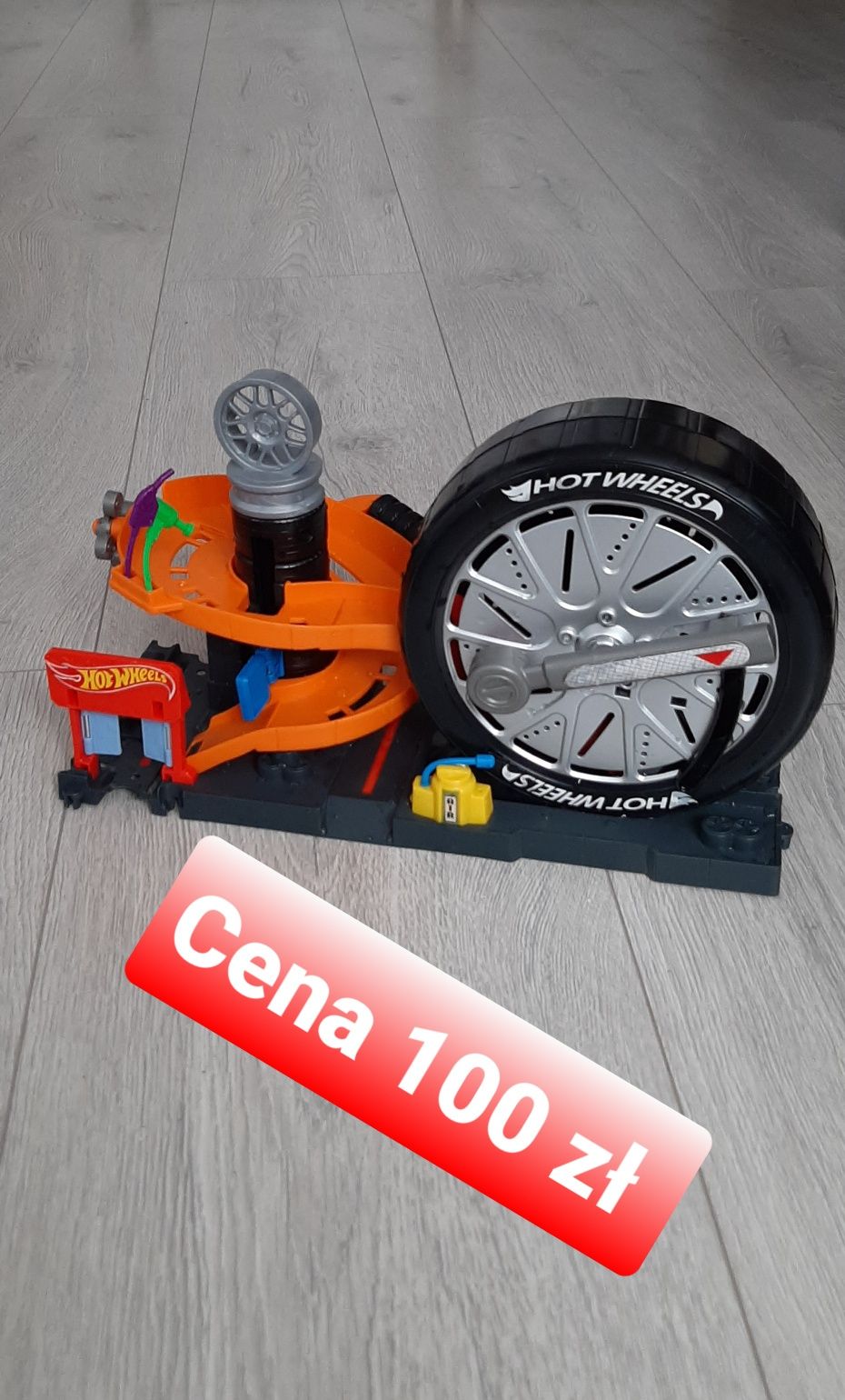 Zestaw Hotwheels Warsztat opon