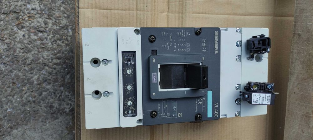 Автоматичний вимикач,, Siemens,, VL 400 .