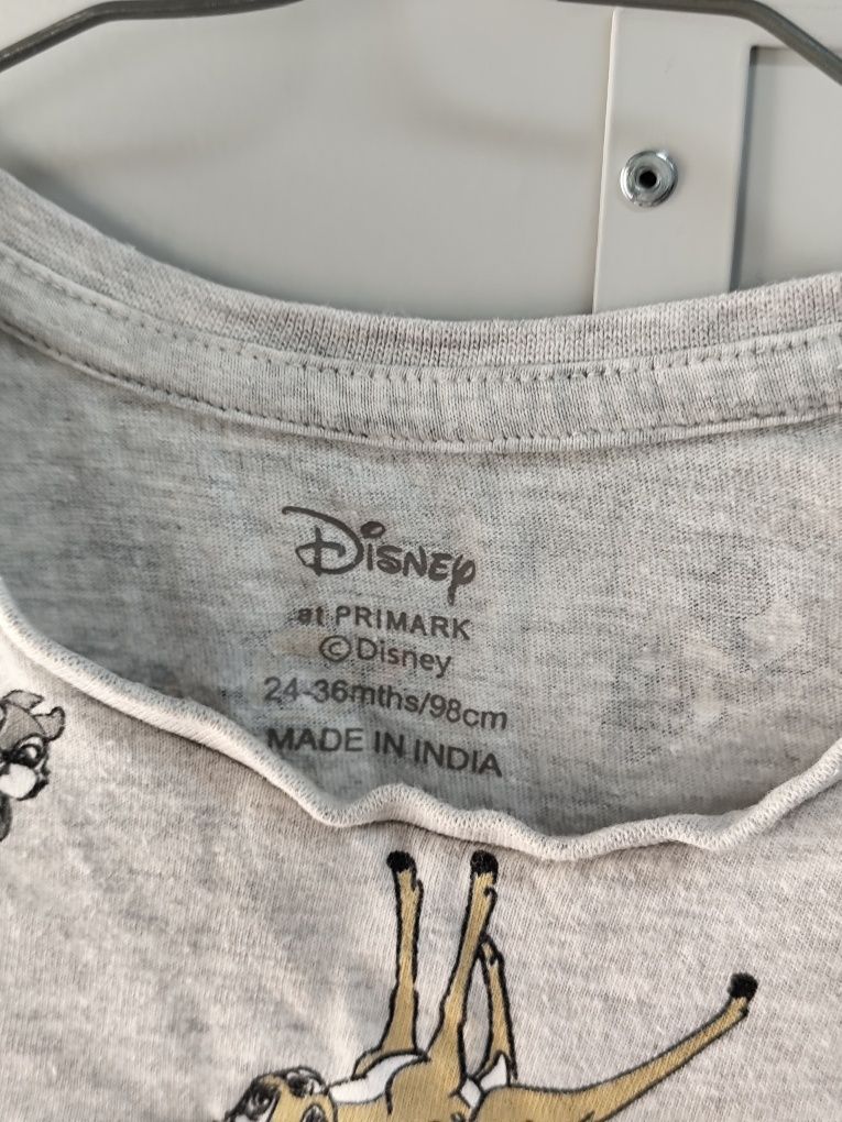 Koszulka T-shirt Bambi dla dziewczynki Disney Primark r. 98