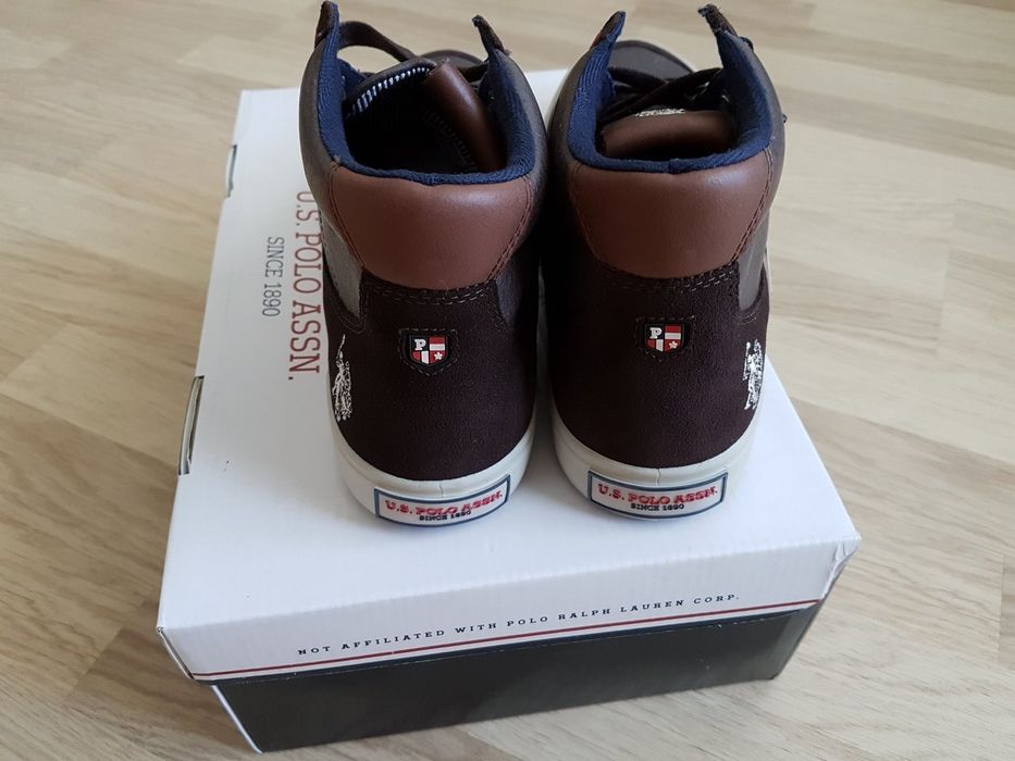 Демисезонные полуботинки из нат.кожи U.S Polo Assn 42р,оригинал.