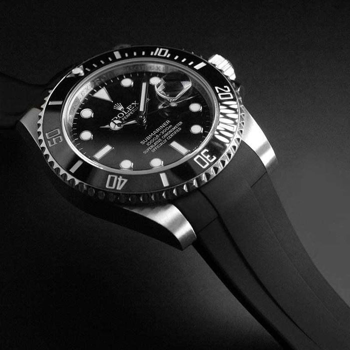 Pasek gumowy RubberB z zapięciem do Rolex Submariner 116610,114060,