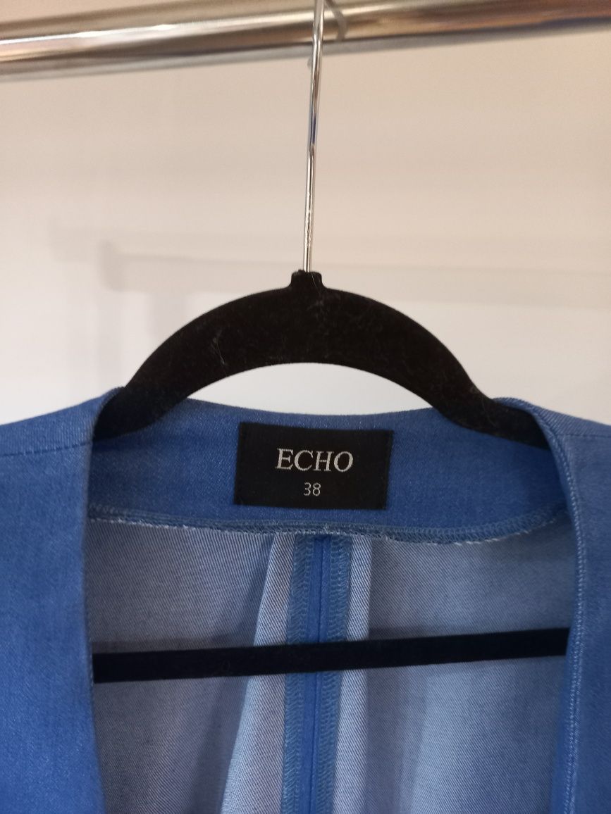 ECHO żakiet marynarka blezer narzutka oversize, rozmiar uniwersalny M
