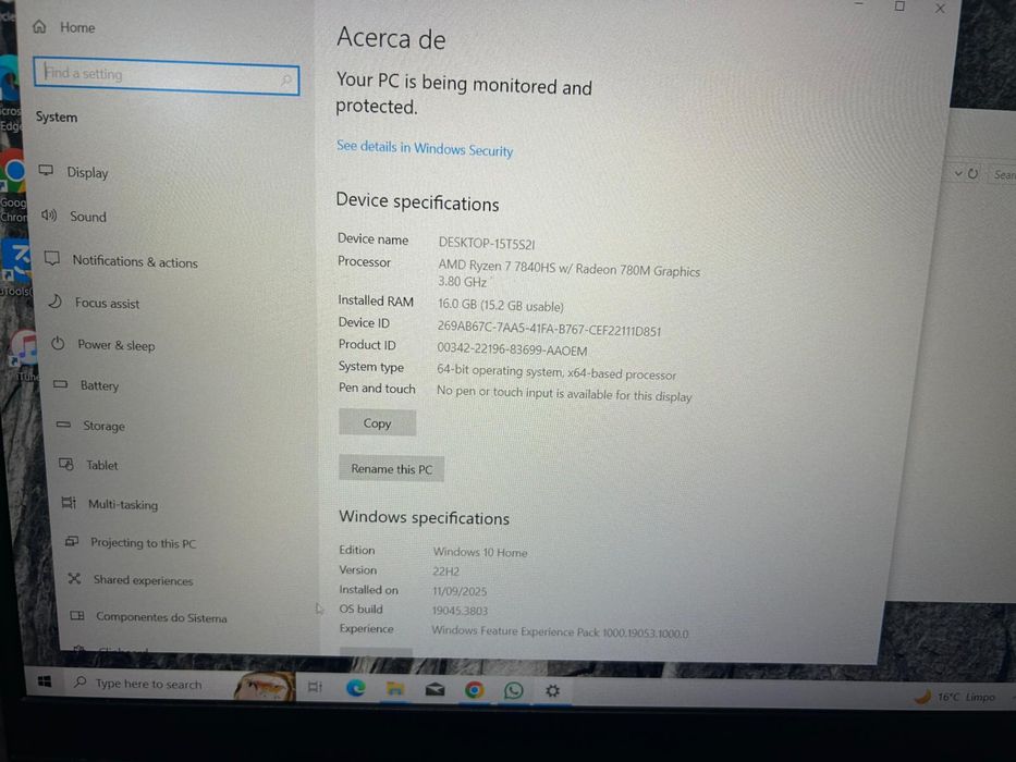 Vendo portatil lenovo LOQ 15APH8