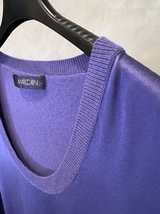 Жилет подовжений Marccain . Розмір m-l . Шовк , кашемір