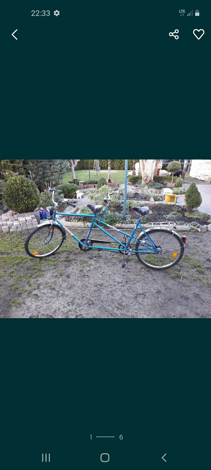 Rower Tandem Duet Wigry