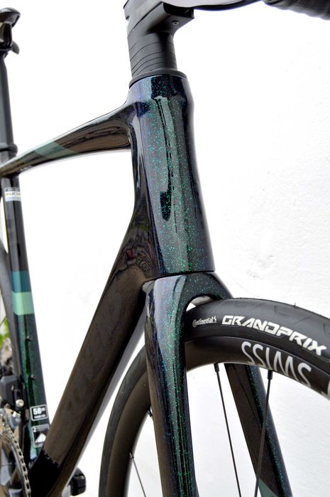 Przebieg 10km STEVENS IZOARD PRO 105 Di2 disc elektronika szosa 58