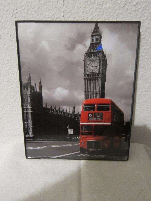 Quadro Novo Imagem Londres: Big Ben, Abadia de Westminster e Routemast