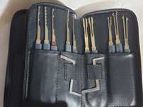 Kit de Lockpicking de Fechaduras com muitos acessórios aprendizagem