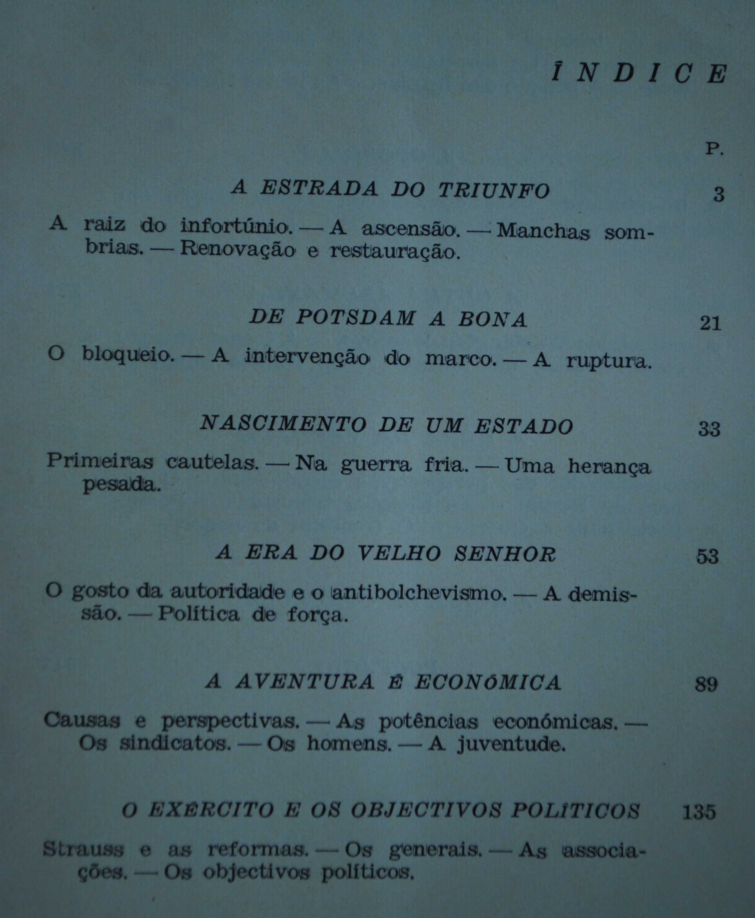 A Alemanha Sem Milagre (De Hitler a Adenaeur) de Heinz Abosch