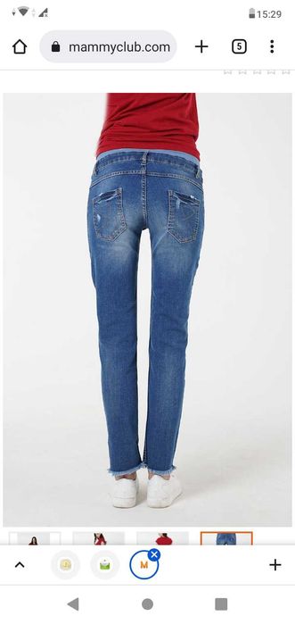 Джинси для вагітних XL