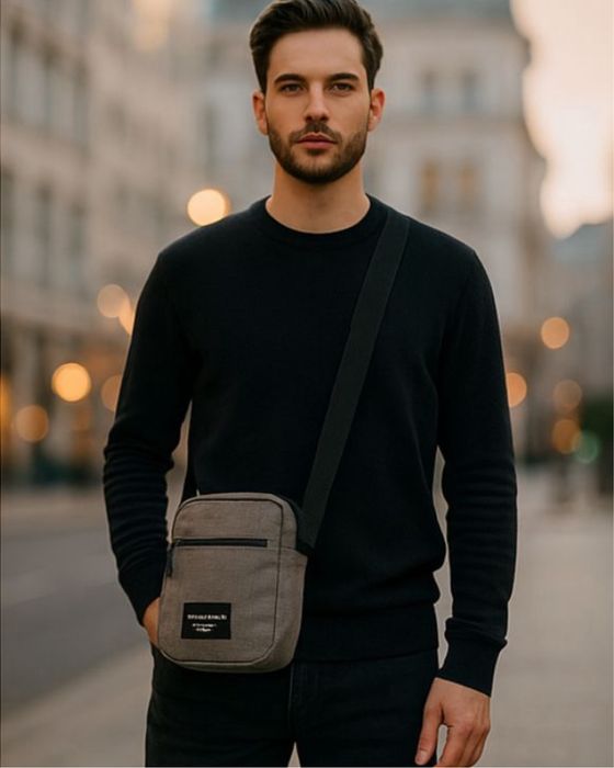 ‼️Брендовая Сумка мужская, барсетка через плечо