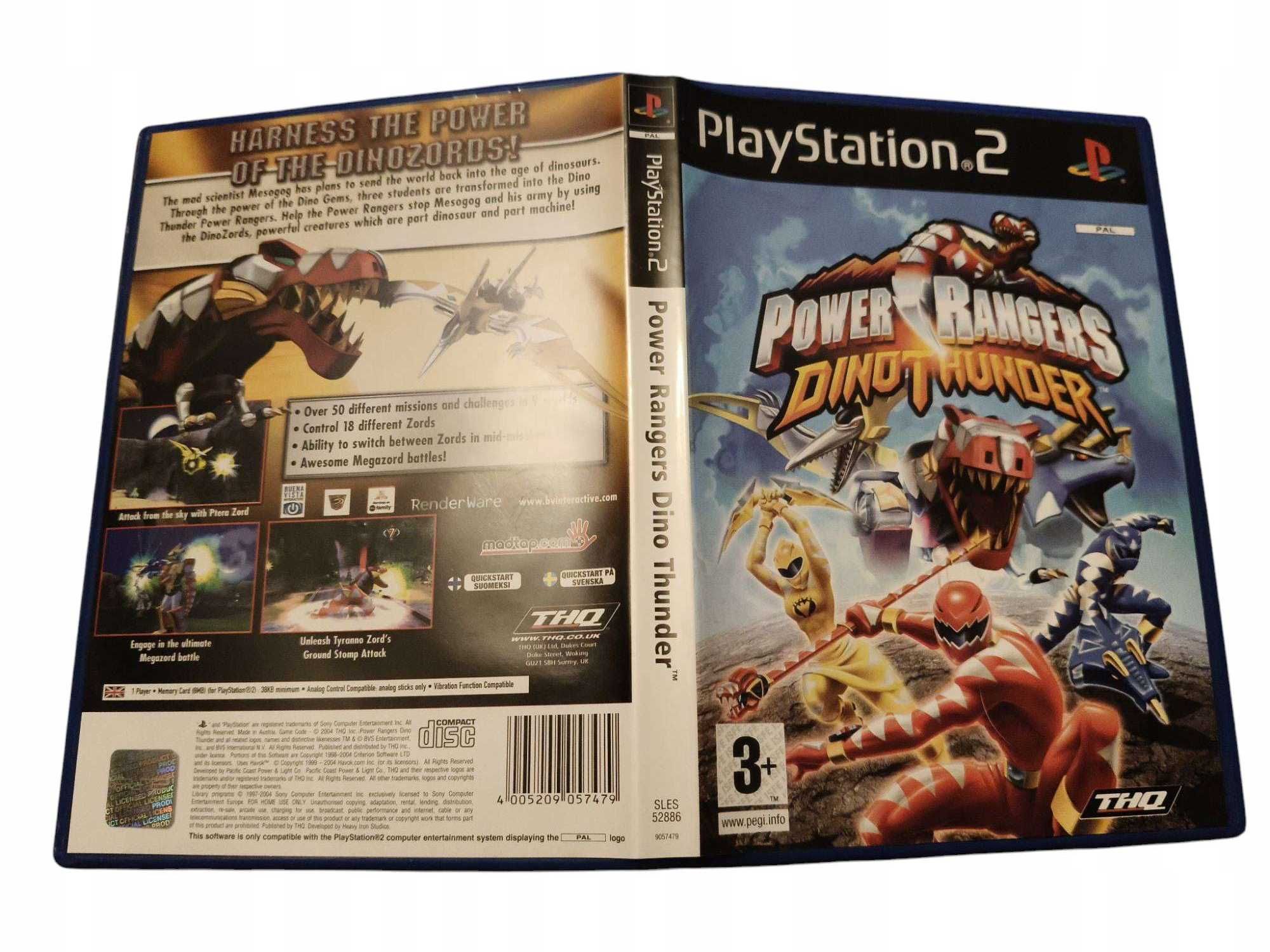 PS2 Power Rangers Dino Thunder Games4US Kolumny 6/36