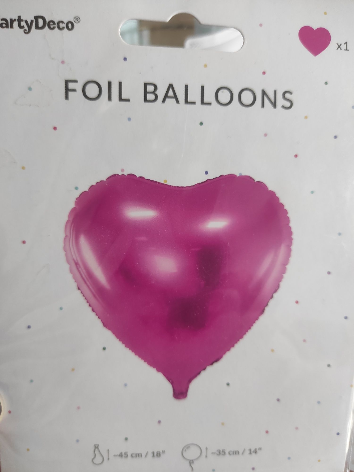 Balony love i serduszko