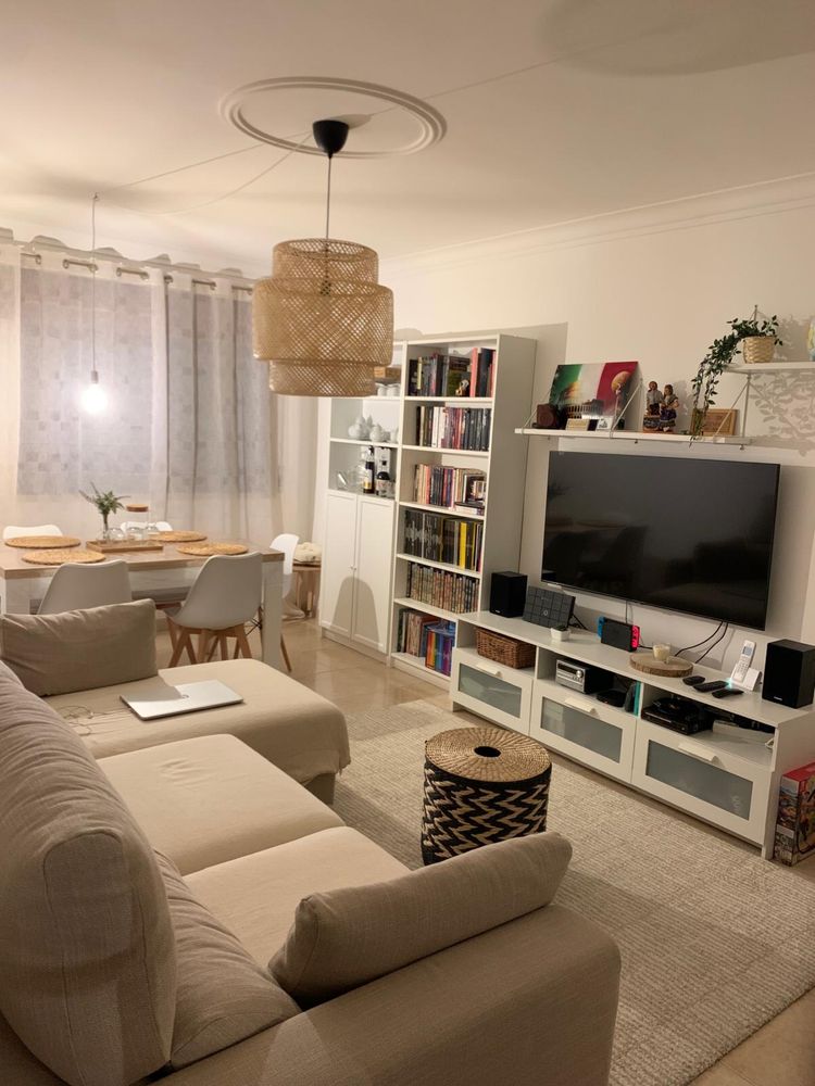 Candeeiro suspenso/abajur bambu SINNERLIG (IKEA)