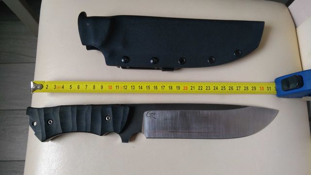 Nóż custom Graba Knives, nie używany, stal N690