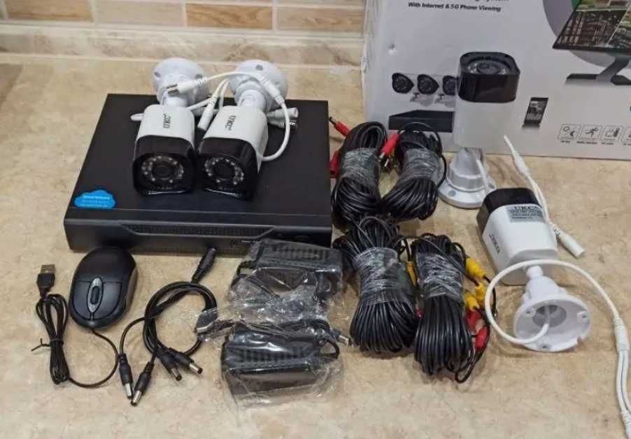 Полный комплект камер видеонаблюдения система для дома уличная