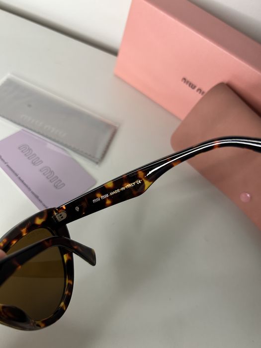 Okulary przeciwsłoneczne „miu miu” panterka