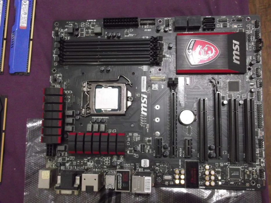 MSI z97 gaming ( intel core 4670k )( f3-2400c11d-8gsr )( hx318c10f\4 )