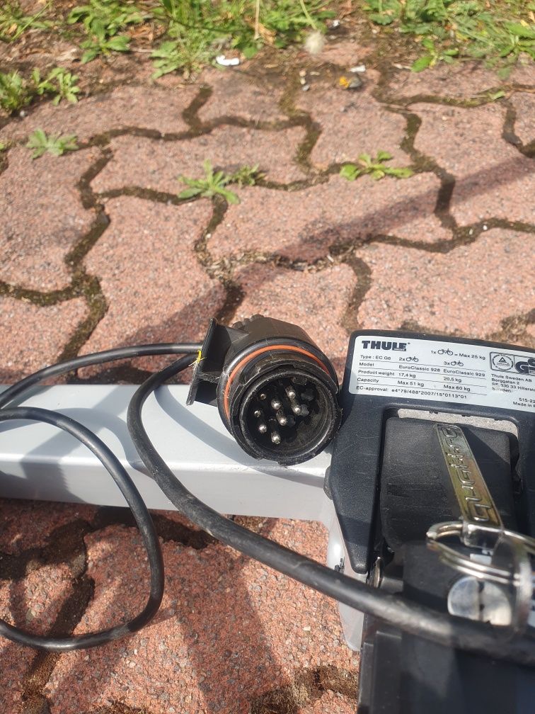 Thule EuroClassic 929 G6 bagażnik rowerowy na hak na 3 rowery