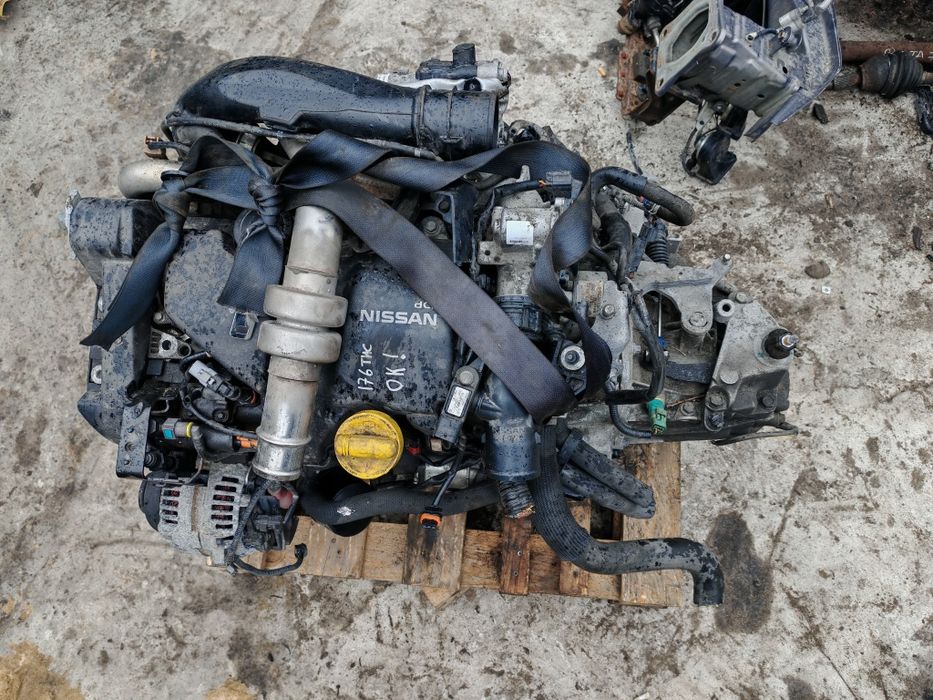 Двигун на nissan qashqai j10 1.5 DCI k9k d430