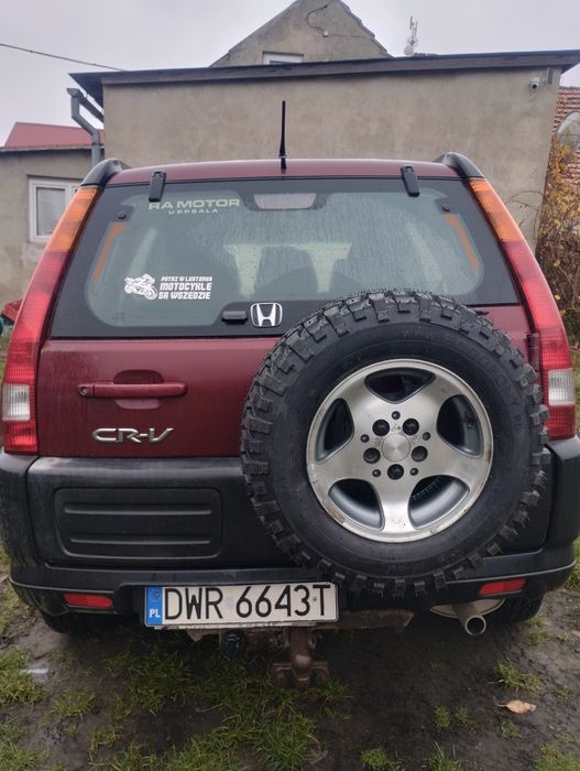 Honda CR-V II lift 2'' nowe opony AT. Zamiana