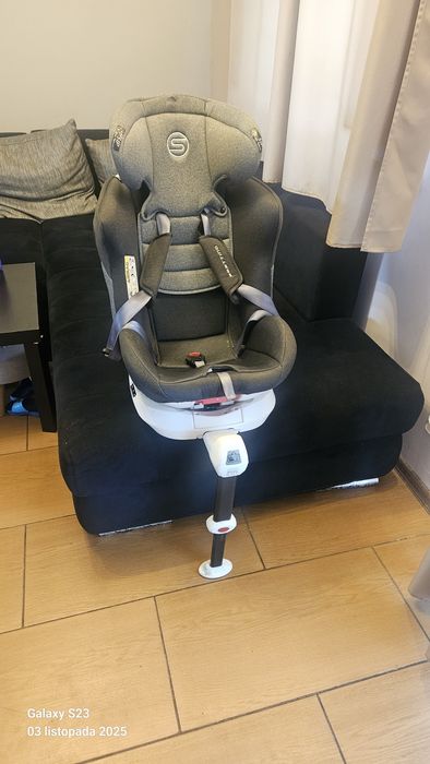 Fotelik samochodowy Isofix, obrotowy