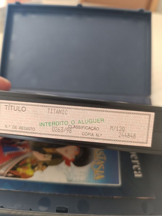 Cassete VHS Titanic