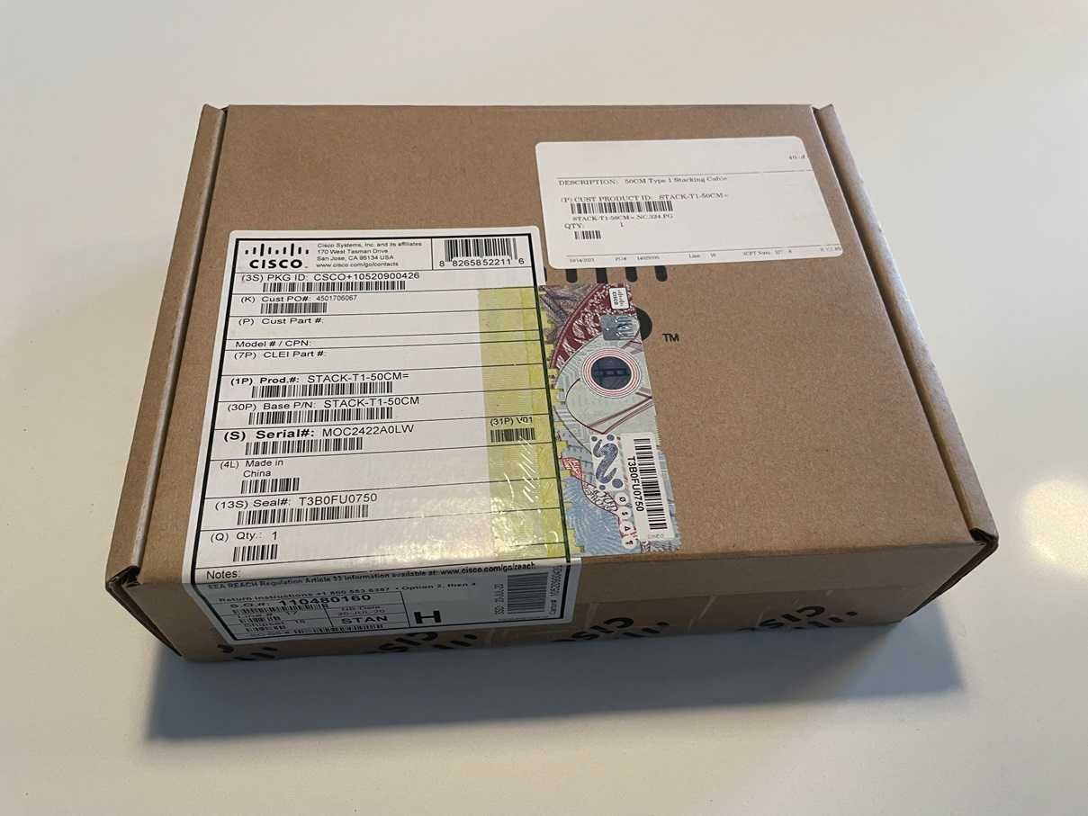 Kabel Cisco STACK T1 50CM  NOWY !