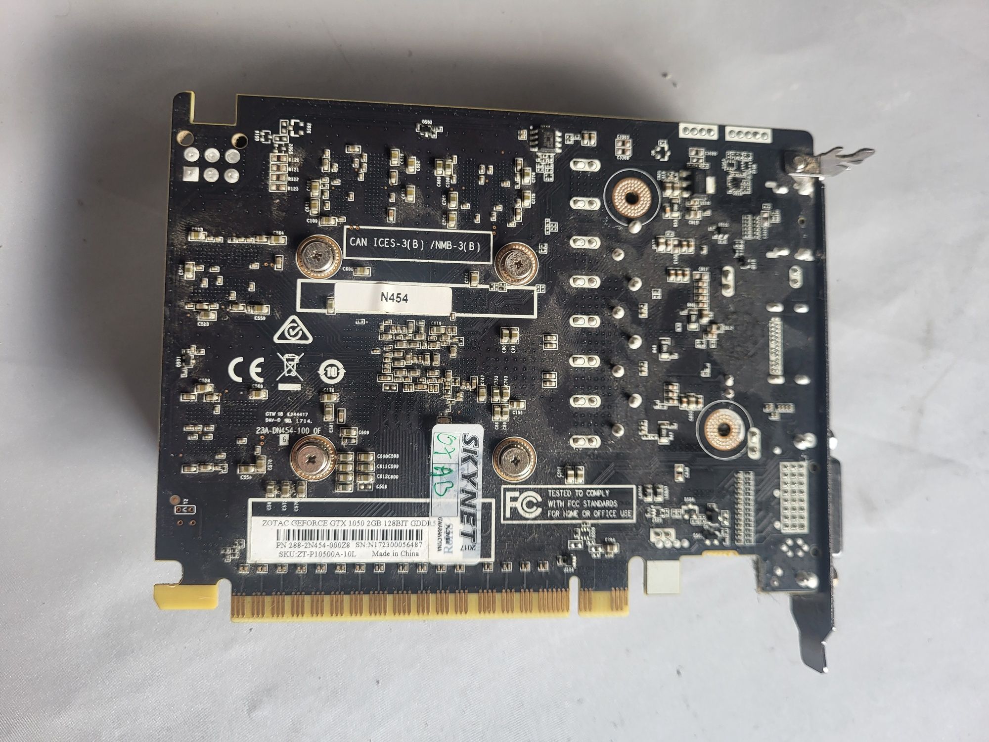 Zotac Geforce GTX 1050 2GB 128BIT GDDR5