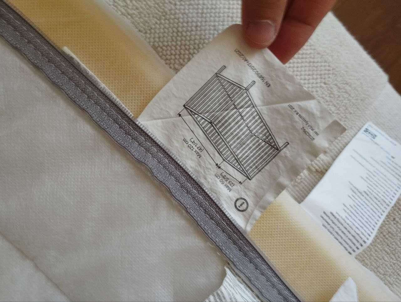 KRUMMELUR
Colchão de espuma p/berço, 60x120x8 cm