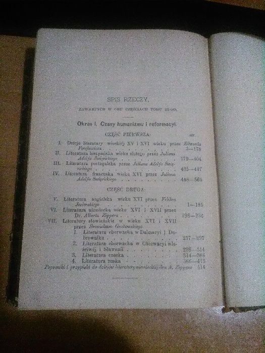 Dzieje Literatury Powszechnej z Ilustracyami,1 i 2-W-a 1891 psk