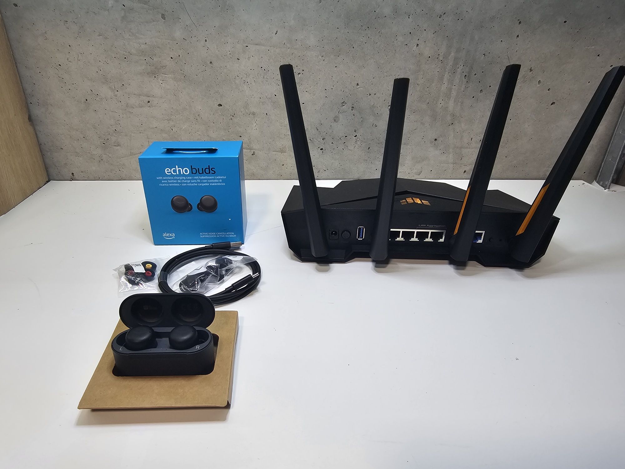 АКЦІЯ 1+1! ASUS TUF Gaming AX3000 V2 + Amazon Echo Buds у ПОДАРУНОК
