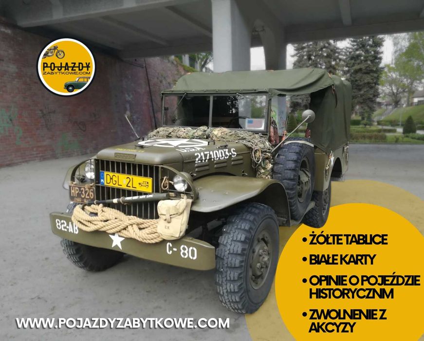 Żółte tablice - Rzeczoznawca pojazd zabytkowy SCT historyczny