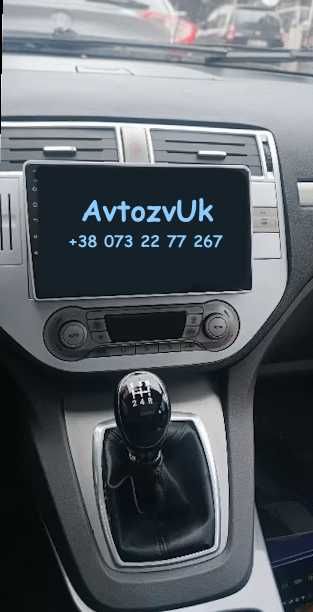 Android S-Max FORD C-Max Форд Ц-макс Tesla GPS USB CarPlay Магнитола