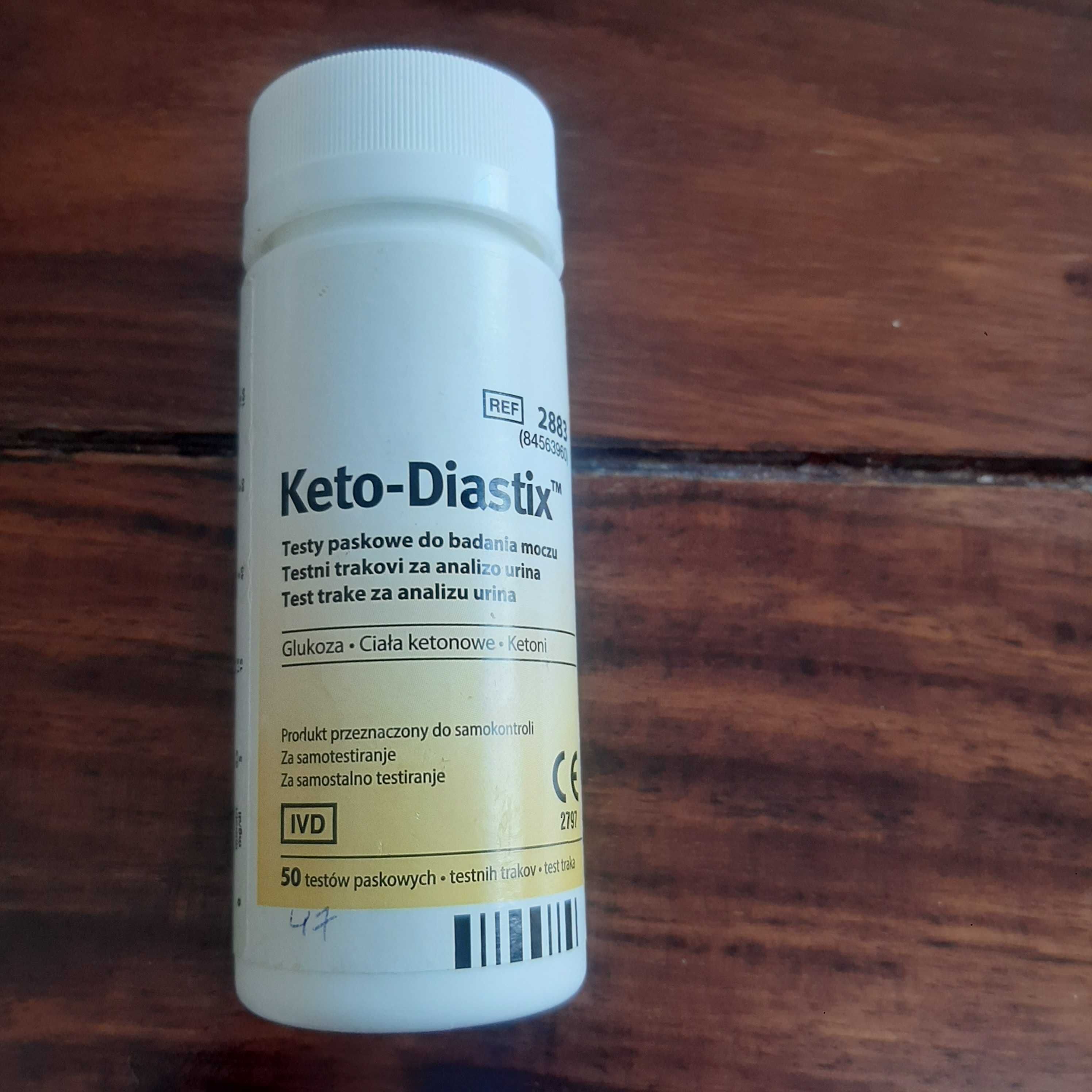 Keto diagnostix paski do mierzenia ciał ketonowych