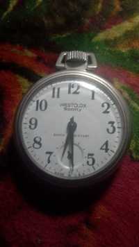 Годинник Вінтажний Кишеньковий Срібний Ударо стійкий 50 років