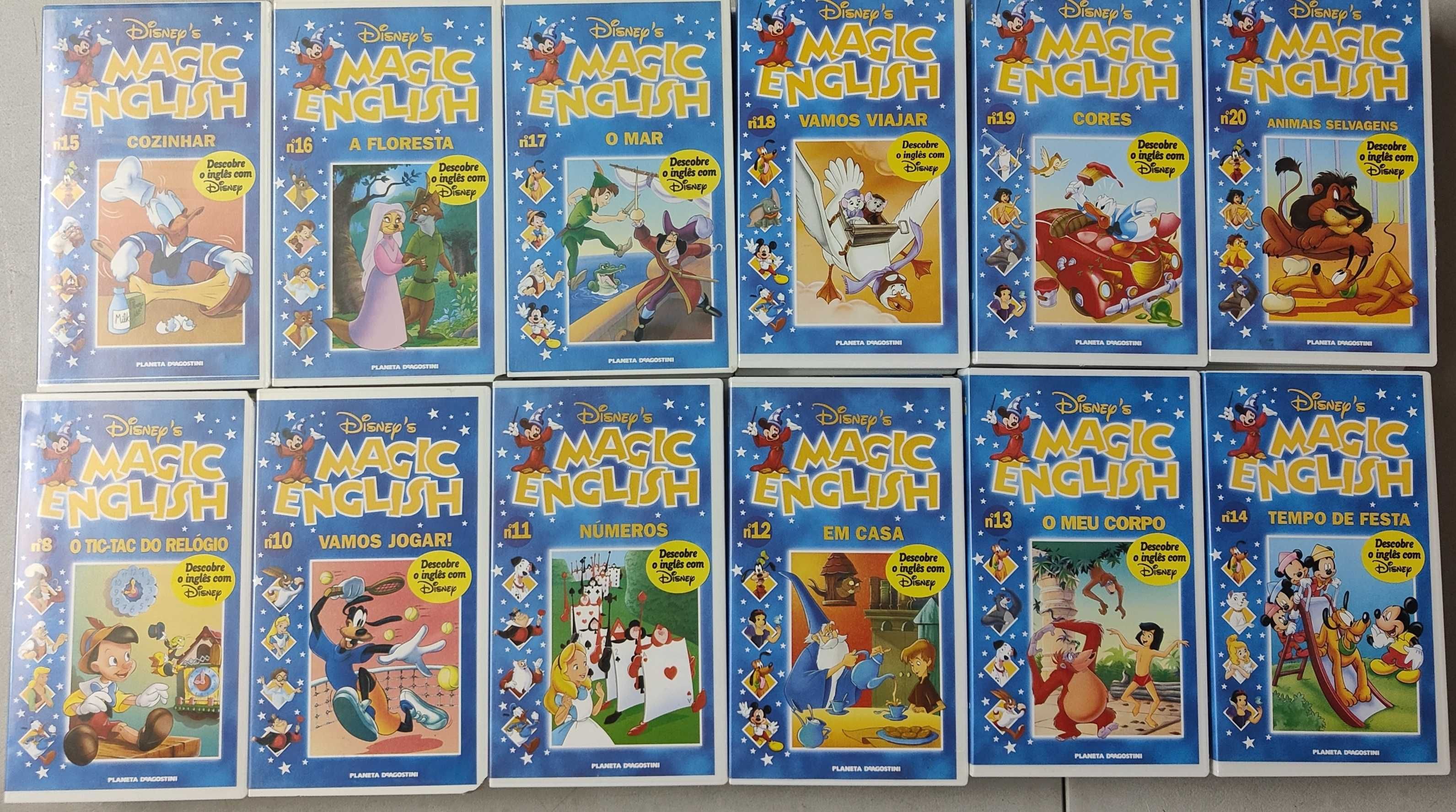 Disney's Magic English coleção completa 32 VHS