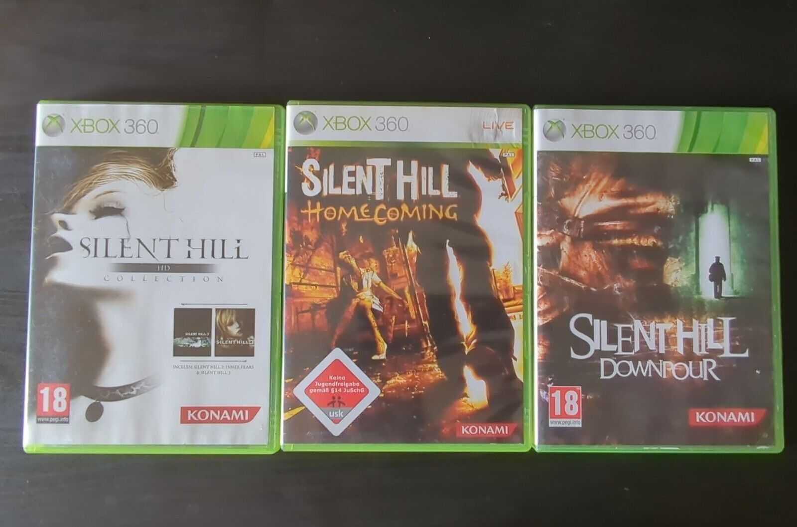 Lote 3 jogos Silent Hill (HD Collection, Homecoming and Downpour)