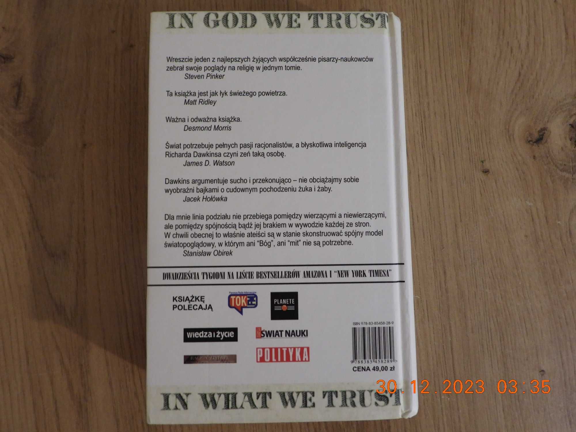 Bóg urojony. -  Richard Dawkins
