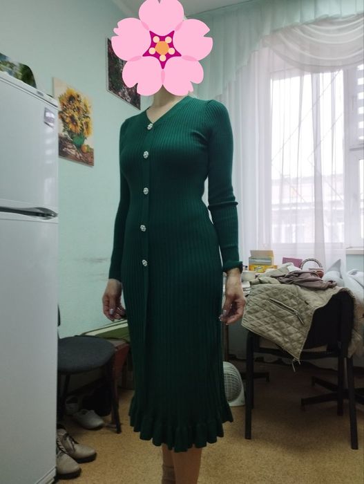 Сукня, колір бутилка, нове, розмір універсалний