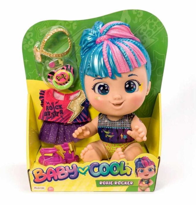 Lalka Baby Cool Roxie Rocker Kolorowa i Rockowa