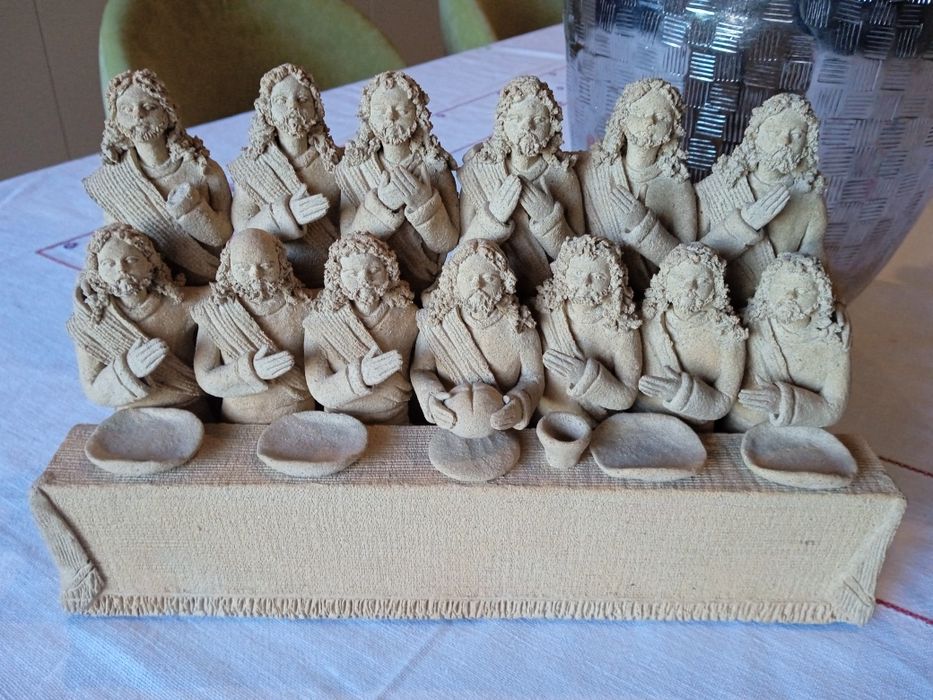 Última ceia. artesã Jesus Pias