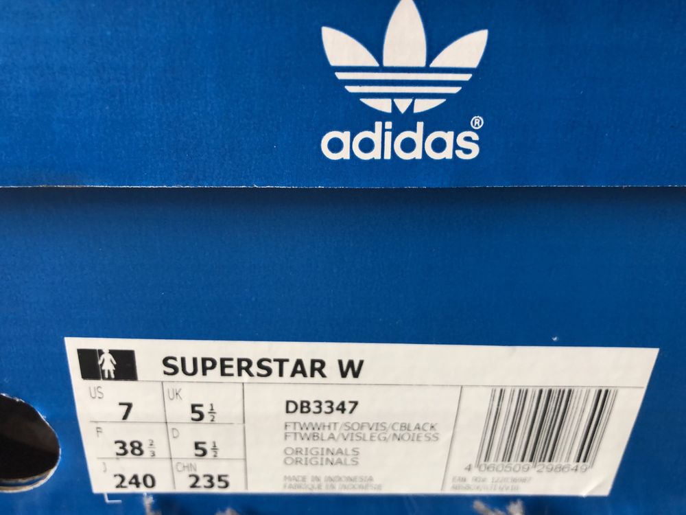 Adidas Superstar rozm.  38  2/3