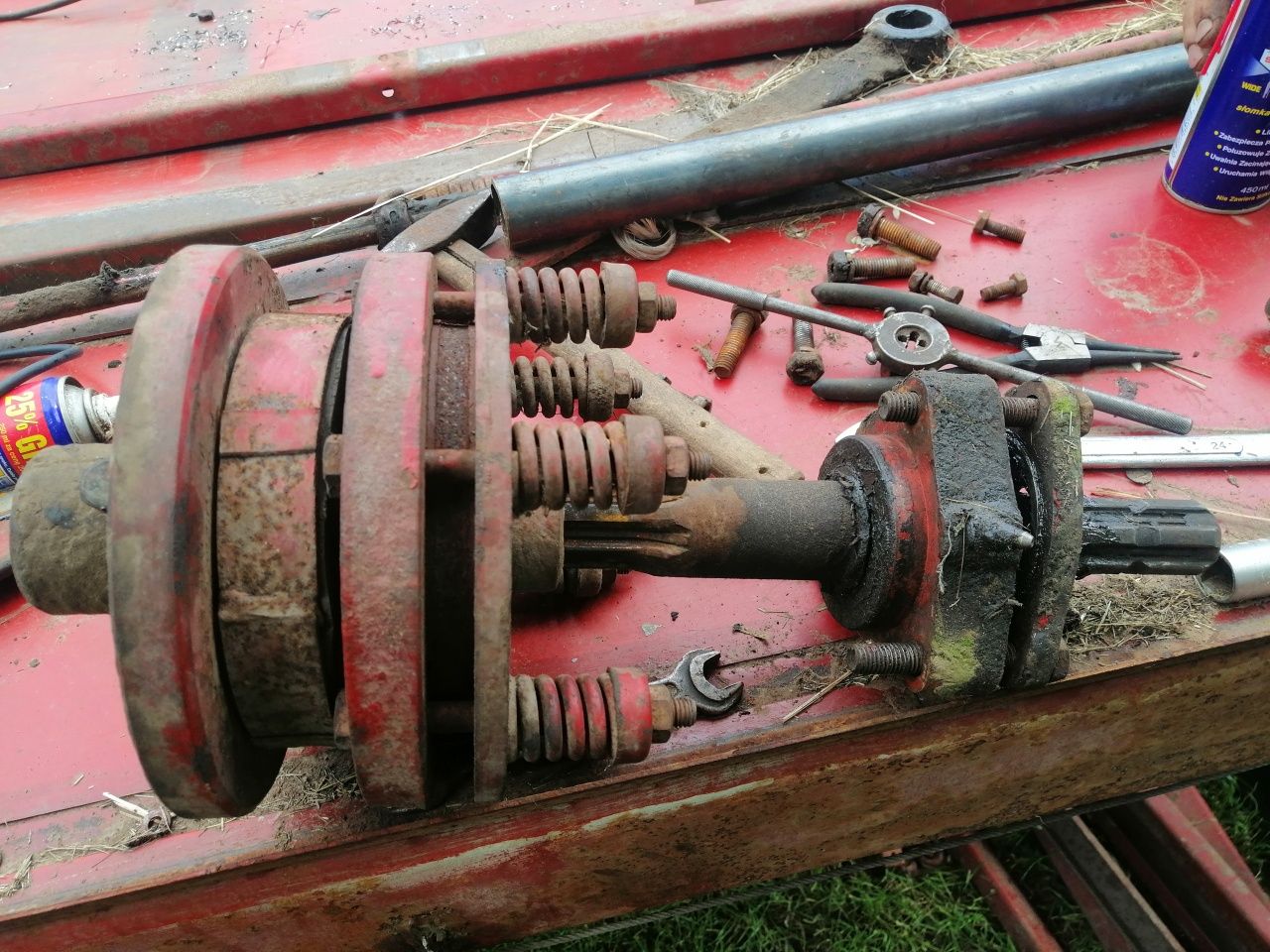 części do przyczepy samozbierającej agromet Kunów T o55/6