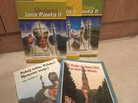 Śladami Jana Pawła II (1,2,3) + dwie inne książki o Ojcu Świętym